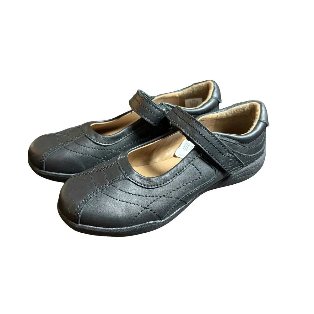 Stride Rite Claire Mary Jane Girls 13M Black Leather Uniform School Shoe NEW